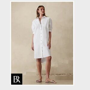 🍌Poplin Midi Shirtdress🍌